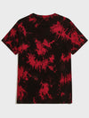 Men Letter Graphic Tie Dye Tee