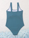 Teen Girls Plain One Piece Swimsuit