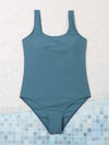 Teen Girls Plain One Piece Swimsuit