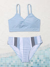 Teen Girls Striped Bikini Swimsuit