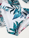 Girls Tropical Print Bikini Swimsuit