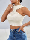 Twist Front Tank Knit Top