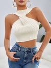 Twist Front Tank Knit Top