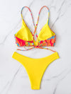 Allover Print Bikini Swimsuit