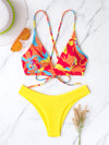 Allover Print Bikini Swimsuit