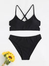 Teen Girls Cut out Bikini Swimsuit