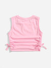 Kids EVRYDAY Girls Ruched Knot Side Tank Top