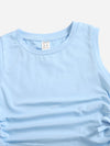 Kids EVRYDAY Girls Ruched Knot Side Tank Top