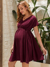 Maternity Solid High Waist Dress