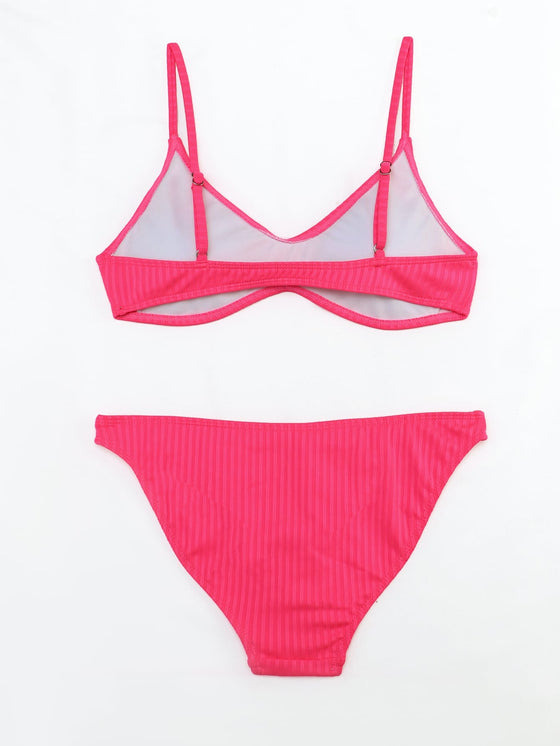 Plain Bikini Swimsuit