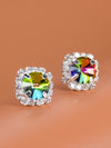 Rhinestone Decor Stud Earrings