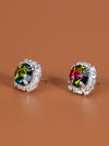 Rhinestone Decor Stud Earrings