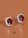 Rhinestone Decor Stud Earrings