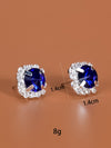 Rhinestone Decor Stud Earrings