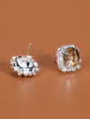 Rhinestone Decor Stud Earrings