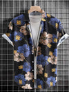 Men All Over Floral Print Button Front Shirt Without Tee