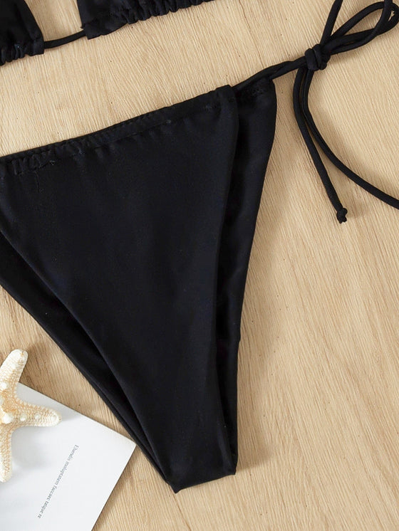 Triangle Thong Bikini Swimsuit