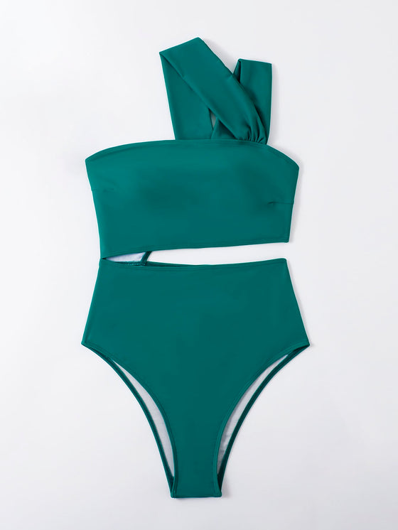 Cut out Waist One Piece Swimsuit