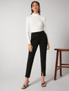 BIZwear Split Hem Cigarette Pants