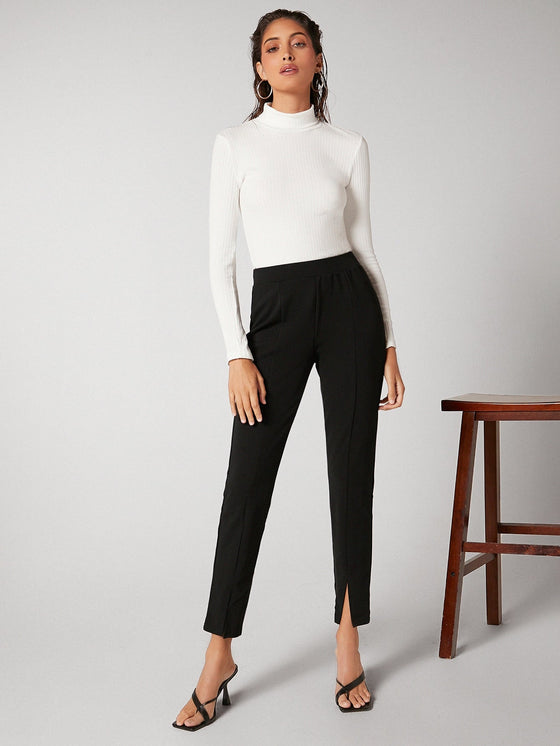 BIZwear Split Hem Cigarette Pants