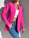 Open Front Solid Blazer