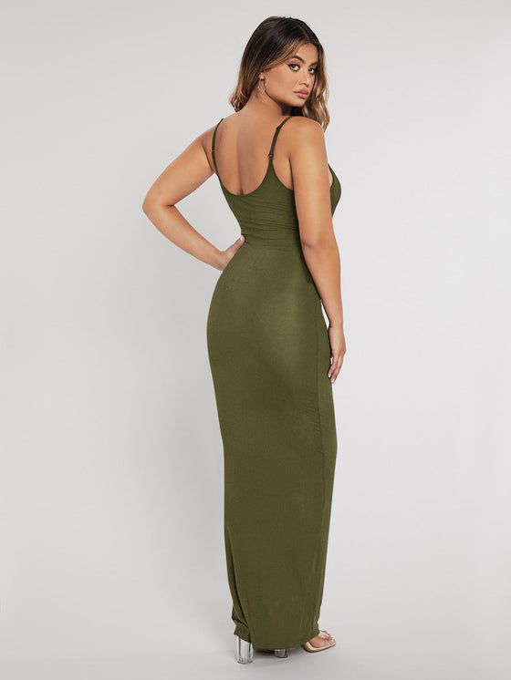 SXY Solid Bodycon Cami Dress