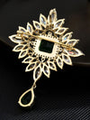 Cubic Zirconia Decor Brooch