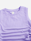 Kids EVRYDAY Girls Ruched Knot Side Tank Top