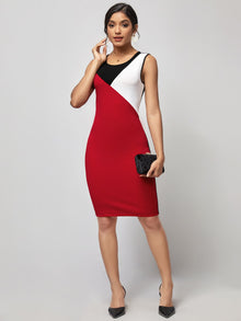  Clasi Colorblock Bodycon Dress