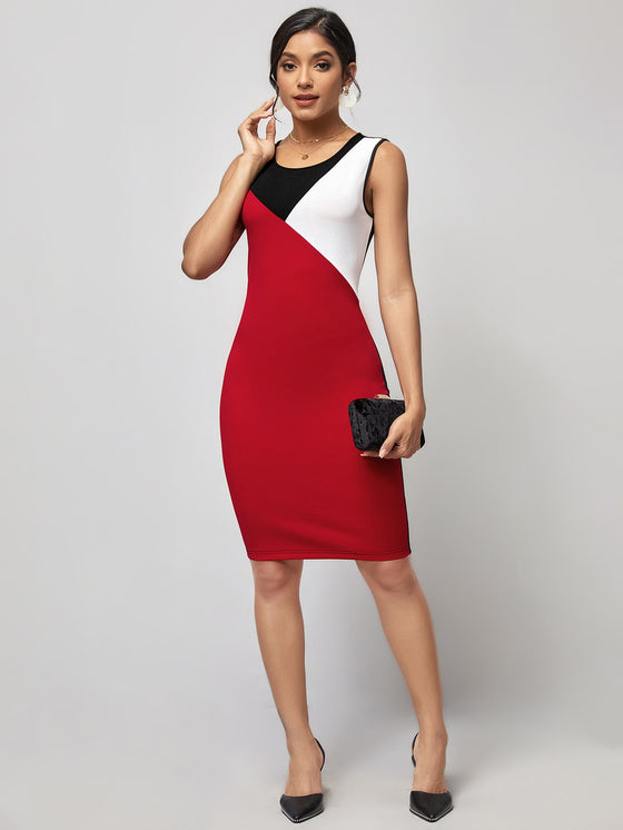 Clasi Colorblock Bodycon Dress