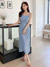 DAZY Solid Wrap Hem Cami Dress