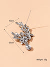 Rhinestone Decor Brooch