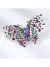 Rhinestone Butterfly Design Brooch