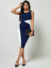 Clasi Color Block Bodycon Dress