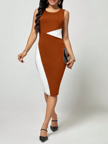  Clasi Color Block Bodycon Dress