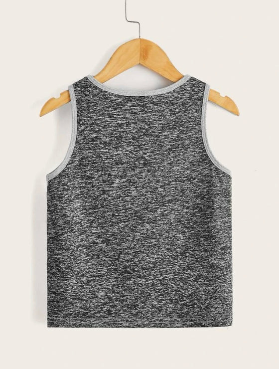 Toddler Boys Colorblock & Marled Tank Top