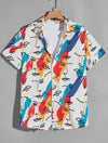 Male Figure & Brush Print Shirt